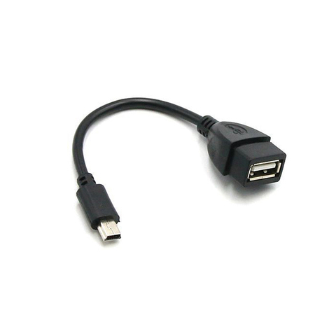 1 Uds Mini USB macho a USB hembra coche adaptador de Cable OTG para videocámara para coche Audio Tablet para MP3 MP4 ► Foto 1/5