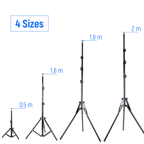 Trípode de cabeza de tornillo 1/4 soporte para Selfie de aluminio Universal soporte para teléfono soporte para Video en vivo cámara Digital anillo de luz para fotografía trípode ► Foto 1/6