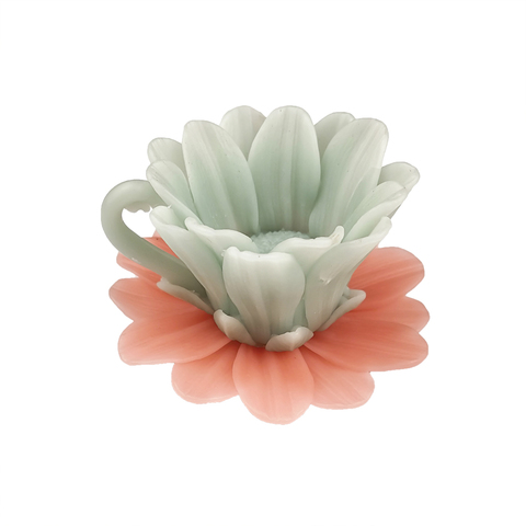 PRZY Daisy Rose Peony Mould moldes de jabón con taza de flores de silicona moldes de jabón Fondant hechos a mano arcilla del molde de vela de resina ► Foto 1/6