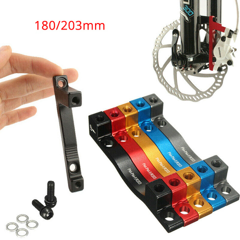 Freno de disco de bicicleta de montaña, calibrador de 180/203mm, freno de disco de bicicleta, Rotor, adaptador de aluminio, accesorios de ciclismo, PM-PM ► Foto 1/6