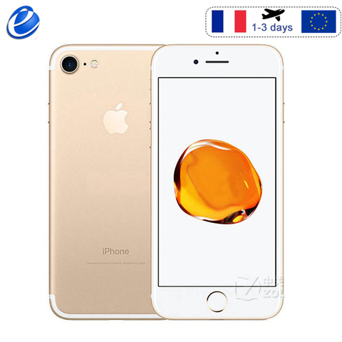 Apple-teléfono inteligente iPhone 7, 4G LTE móvil Original, con 32GB/128GB, IOS, Quad Core, pantalla de 4,7 pulgadas, cámara de 12,0 MP, reconocimiento de huella ► Foto 1/6