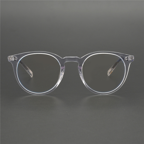 Gafas ópticas de estilo redondo OV5183 miopía Marco de vidrio de lectura para hombres/mujeres o 'malley gafas Retro marco oculos de grau feminino ► Foto 1/6