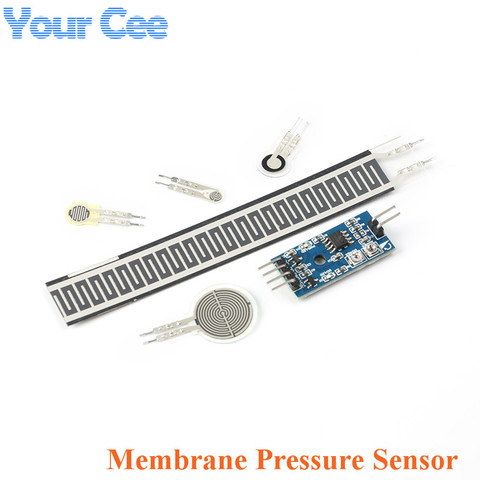 Módulo de Sensor de presión de Membrana resistente, célula de carga, Flexible, sensible a la fuerza, analógico, FSR402, 4mm, 5mm, 7mm, 110mm, para Arduino ► Foto 1/6