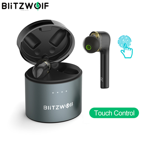 Auriculares inalámbricos BlitzWolf BW-FYE8 TWS bluetooth 5,0 QCC3020 Graphene con doble controlador dinámico, Control táctil, manos libres, Deportivos ► Foto 1/6