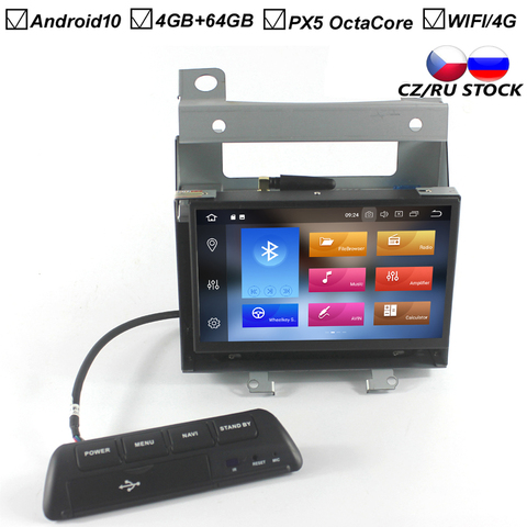 Reproductor Multimedia con GPS para coche Land Rover Freelander 2, reproductor con Android 10,0, Bluetooth, entrada de cámara 1024*600, Wifi/4G, DAB + ► Foto 1/6