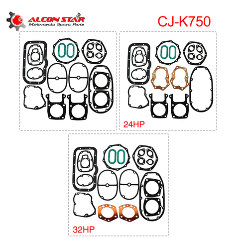 Alconstar-Kit de reparación de piezas de motor de CJ-K750, cabeza plana + sello de aceite 24HP/32HP, compatible con CJ-K750 M1M SV Ural M72 para BMW R71 R72 K750 ► Foto 1/6