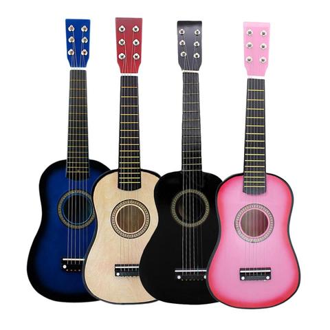 Mini Guitarra Clásica de 23 pulgadas, 6 cuerdas, exquisita para bebé pequeño, preescolar, Musical para principiantes, amantes de la música, niños ► Foto 1/1