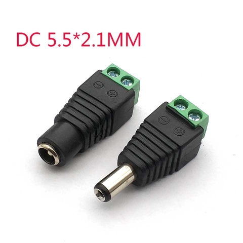 Adaptador de enchufe hembra de CC, 2,1X5,5, 5,5X2,1mm ► Foto 1/5