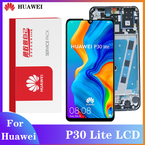 Pantalla Original para Huawei P30 Lite, montaje de digitalizador LCD, pantalla táctil aplicable a Huawei Nova 4e, piezas de repuesto ► Foto 1/6