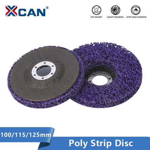 XCAN-disco con tira de polietileno 100/115/125mm, rueda abrasiva, desoxidante, taladro 16/22mm, rueda limpiar para pulido con amoladora angular ► Foto 1/6