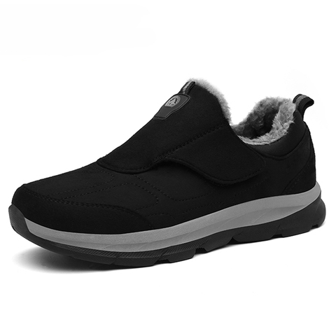 De talla grande 35-46 hombres zapatillas de deporte al aire libre zapatos casuales zapatos de mujer zapatos de cuero de gamuza hombres invierno cómodo zapatos de los hombres zapatos de hombre ► Foto 1/6