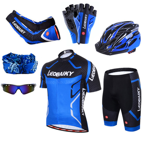 Transpirable Pro equipo de ciclismo Jersey conjunto de ciclismo para hombres bicicleta ciclismo ropa deportiva Skinsuit masculino ropa de secado rápido Mtb ropa de ciclo para hombre ► Foto 1/6