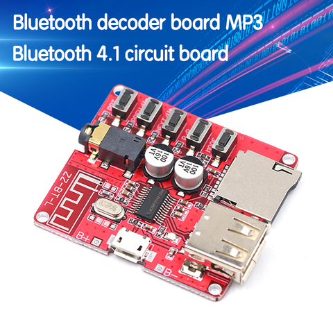 Placa decodificadora Bluetooth 4,1, amplificador de altavoz para coche, sin pérdidas, MP3, placa de circuito modificada ► Foto 1/6