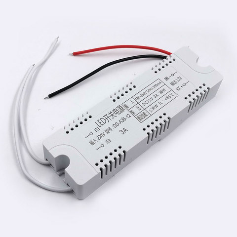 Transformador de fuente de alimentación de 12V, convertidor de controlador LED de 0.5A, 1A, 2A, 3A, 4A, 5A, 6A, para tira de luces LED COB, ca de 220V a cc de 12V, tamaño pequeño ► Foto 1/6