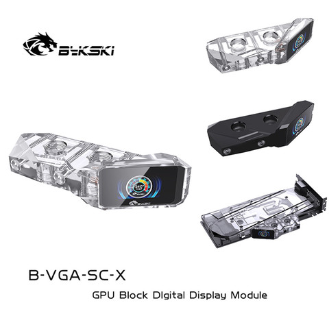 Bykski B-VGA-SC-X termómetro de pantalla Digital para bloque de agua GPU, Monitor de temperatura de enfriamiento de agua de PC ► Foto 1/6