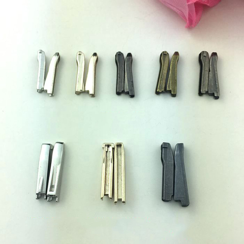 Clip trasero con cremallera de Metal, hebilla de Clip, cabeza de enchufe con tornillo, bolsa artesanal, accesorios de costura de cuero, 5 pares ► Foto 1/1