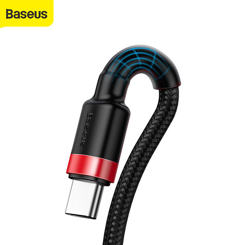 Baseus de carga rápida de datos de Cable tipo USB C Flash Cable de cargador 5A para Huawei Xiaomi 1m 40W QC3.0 rápido de carga del Cable de alambre ► Foto 1/6