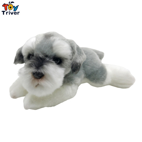 Historial De Precios Y Revision De Peluche Schnauzer Juguetes De Peluche De Perros Triver Animales De Peluche Muneca De Perro Para Los Ninos Del Bebe De Los Ninos Regalo De Cumpleanos Artesanias