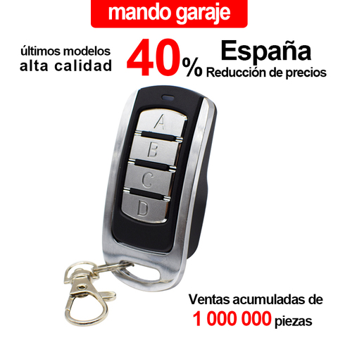 2 Piezas Mando Garaje Universal, Mando Garaje Clonador, Mando Garaje  Universal 868 Mhz, Duplicador Mando Garaje, Mando Distancia Garaje