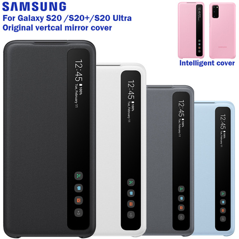 SAMSUNG-funda de teléfono Original con tapa de espejo Vertical, EF-ZG980 para Samsung Galaxy S20 S20Plus S20 Ultra S20 + 5G s-view ► Foto 1/6