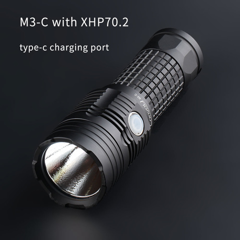 Linterna portátil de alta potencia para Camping, Linterna con M3-C XHP70.2 LED, 26650 lúmenes ► Foto 1/6