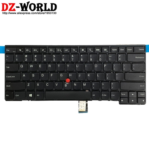 Nos inglés nuevo teclado para Lenovo Thinkpad L440 L450 L460 T440 T440S T431S T440P T450 T450S T460 E431 E440 portátil 04Y0862 ► Foto 1/4