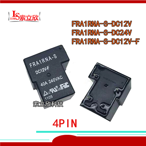 5 unids/lote 100% Original nuevo relé FRA1RNA-S-DC12V FRA1RNA-S-DC24V FRA1RNA-S-DC12V-F FRA1RNA S DC12V FRA1RNA-S 240VAC 40A 4PIN ► Foto 1/1