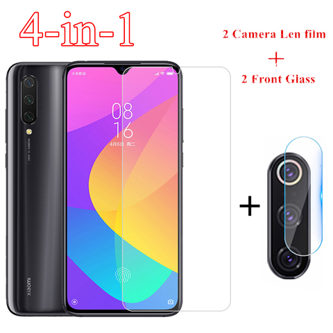 2pcs para Xiaomi MI 9 10 hoja de vidrio para Xiaomi redmi Nota 9s 8 7 Pro Pantalla 8T 8A 7A 6A vidrio templado Protector de Len de la cámara de cine ► Foto 1/6