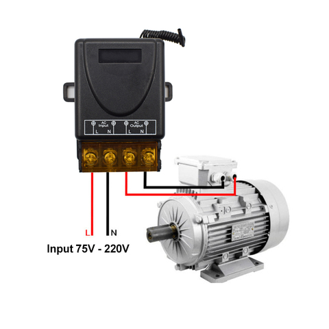 Interruptor de Control remoto inalámbrico RF de 433Mhz, con CA de 220V, 1Ch, 30A, receptor de relé para bomba de agua/luz/casa inteligente Módulo de interruptor Wifi eWeLink 4CH DC 12V 24V 32V AC 220V ► Foto 1/6