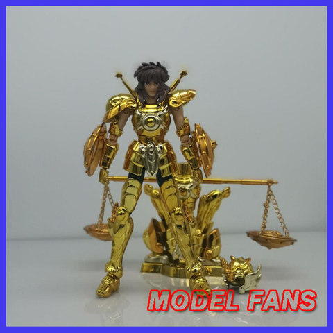 Figura de Acción de saint Libra Dohko, modelo de FANS en STOCK, mini tela myth DDP de 100mm EX gold saint, con objeto, armadura de metal, juguete ► Foto 1/6