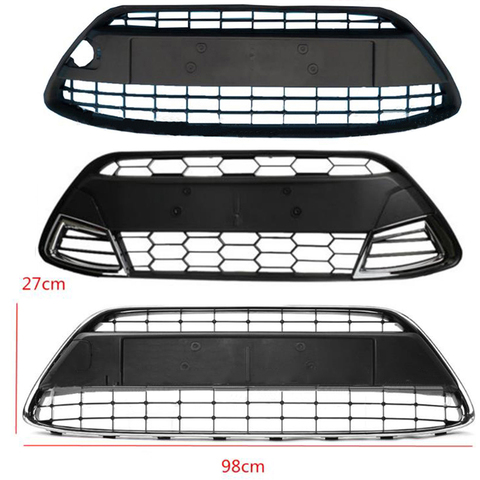 Rejilla inferior para parachoques delantero de coche, parrilla inferior para Ford Fiesta 2009 2010 2011 2012 Hatchback Sedán ► Foto 1/6