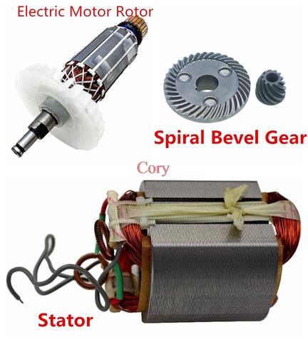 Motor eléctrico para amoladora angular Makita 9523B, Rotor/estator/engranaje cónico espiral, repuesto de lijadora en ángulo, AC 220V, 1 ud. ► Foto 1/6