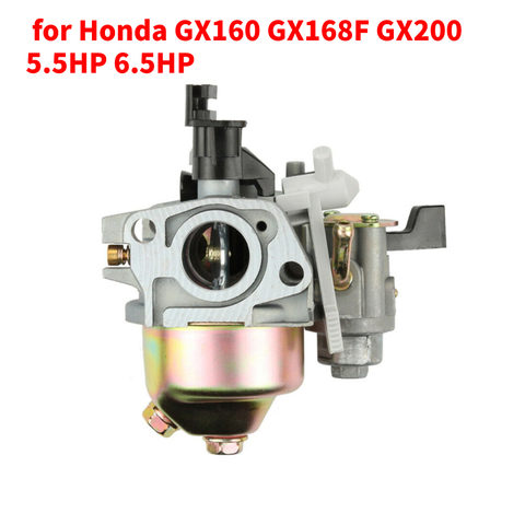 Carburador compatible con Honda GX160, GX168F, GX200, 5.5HP, 6.5HP, con junta de tubo de combustible ► Foto 1/6