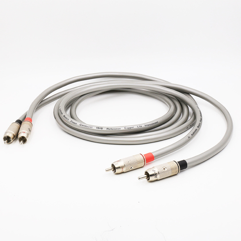 Audiocast-cables de Audio de alta calidad, Conector de conexión de audio de 99.99% RCA, color plata sólida, an-vx ► Foto 1/6