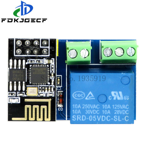 ESP8266 ESP-01S 5V WiFi módulo de relé cosas inteligente Control remoto en casa interruptor de Control para Arduino teléfono APP ESP01S módulo WIFI inalámbrico ► Foto 1/4