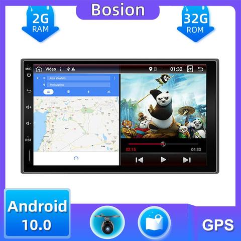 Radio con gps para coche, reproductor de cassette estéreo con android 10,0, 32G, 2 din, sintonizador de Radio, navegación GPS, RDS, 4G, decodificador, DAB, OBD ► Foto 1/6