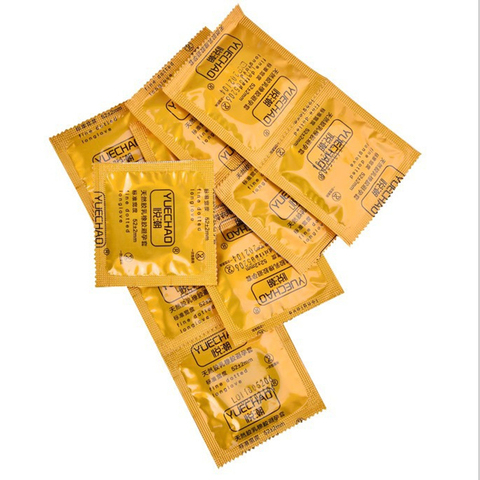 50 unids/lote condones sabor Extra seguro Super-lubricación condón de látex para los hombres productos de juguete mejor con la de aceite paquete condón ► Foto 1/5