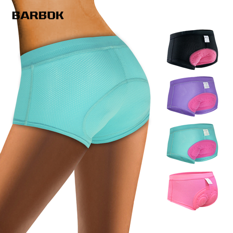 WOSAWE las mujeres pantalones cortos de ciclismo bicicleta ropa interior cómoda medias de compresión Gel 3D acolchada bicicleta corta pantalones MTB pantalones cortos ► Foto 1/6