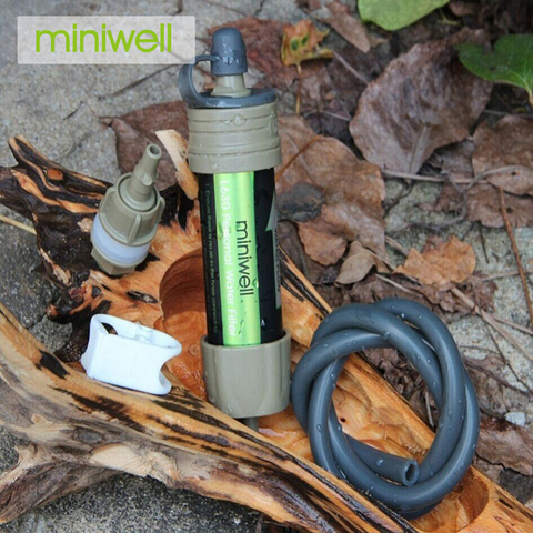 Miniwell-filtro de agua personal militar, kit de supervivencia, equipo de camping, L630 ► Foto 1/6