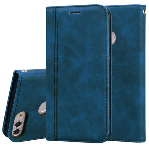 Funda magnética de cuero para Huawei P Smart FIG-LX1, billetera con tapa para tarjetas, 2022 ► Foto 1/6