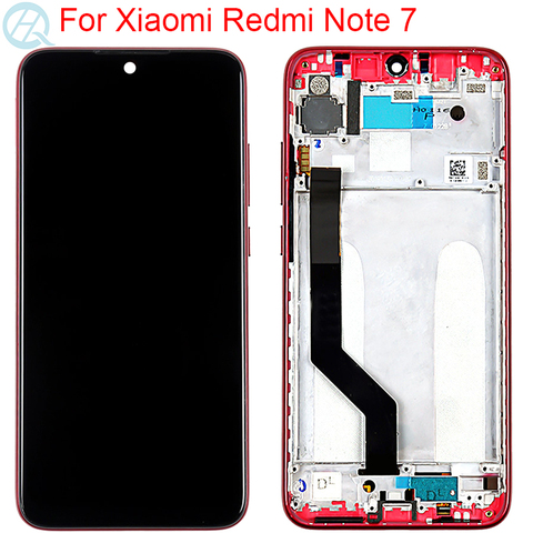 Pantalla LCD Original de 10 pulgadas para Xiaomi Redmi Note 7 Pro con marco de montaje de pantalla táctil Pantalla de 6,3 pulgadas Redmi Note 7 LCD ► Foto 1/6