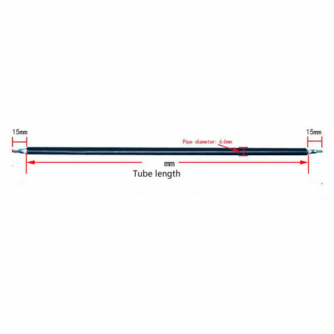 Tubo de calefacción eléctrico para horno, resistencia al calor, 110V, 280-400mm, 250W/300W/350W/400W ► Foto 1/3