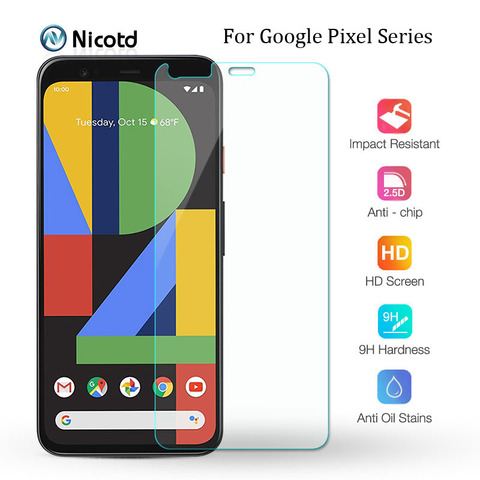 Vidrio Templado Premium 9H para Google Pixel 4 3 3a 2, película protectora de pantalla para Google Pixel 4 XL 3a XL 2 XL HD ► Foto 1/6