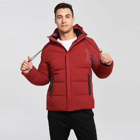 casacas para hombre 2022 nueva chaqueta de invierno para hombre abrigada gruesa moda Casual chaquetas Parka para hombre Abrigos de marca ropa de hombre con capucha hombre ► Foto 1/6