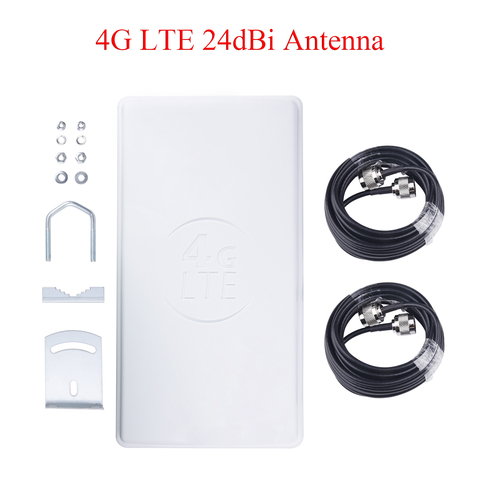 Antena LTE 24dBi de 698-2690MHz, conector hembra N, potenciador de señal para módem de enrutador 3G 4G ► Foto 1/6