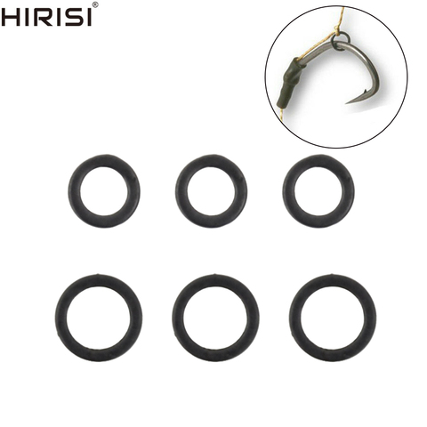 Anillos de aparejo redondo para pesca de carpa, anillos de enlace de gancho O de 3,1mm y 3,7mm, 25 piezas ► Foto 1/5