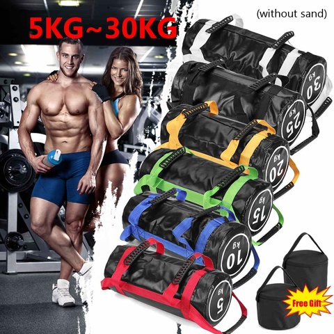 Almohadilla para boxeo, bolsa de arena para levantamiento de pesas, bolsa de ejercicios multifuncional para entrenamiento físico y boxeo, bolsa para ejercicios de entrenamiento físico ► Foto 1/6