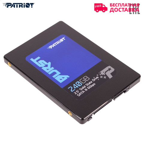 Unidades internas de estado sólido Patriot PBU240GS25SSDR almacenamiento de la computadora Disco Duro memoria 2,5 Laptop 240GB ► Foto 1/1