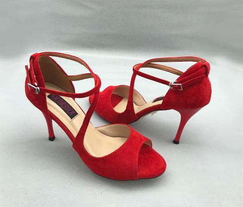 Zapatos de baile de Tango con suela de cuero, cómodos y modernos, para fiesta, boda, Argentina, T6291RS ► Foto 1/6