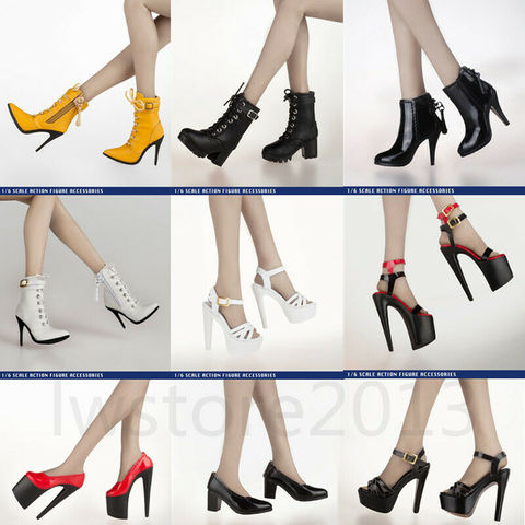 Toyscentre-zapatos de ABS 1/6 para mujer, modelo base dura Fit de 12 pulgadas, cuerpo de figura de acción ► Foto 1/6